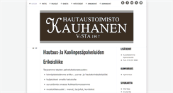 Desktop Screenshot of hautauspalvelut.net